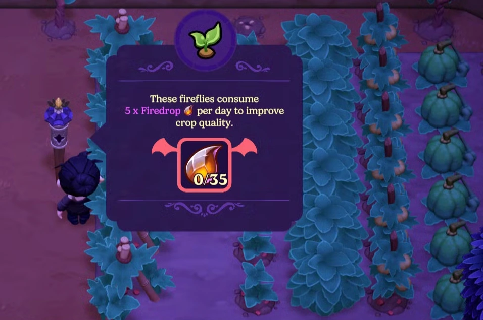 GameGHQ Moonlight Peaks Firefly Sanctuary Firefly Pollinator