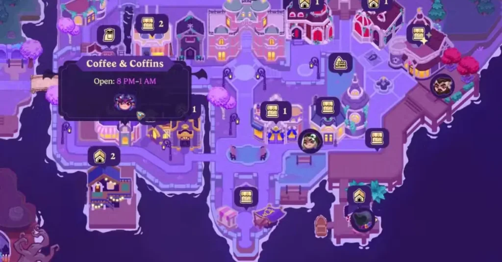 GameGHQ Moonlight Peaks Museum Invites Mina Coffee & Coffins