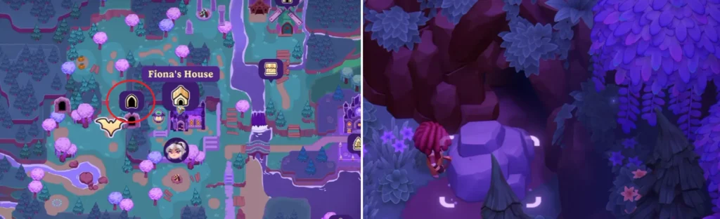 GameGHQ Moonlight Peaks Yoga Studio Crystal Cave Location