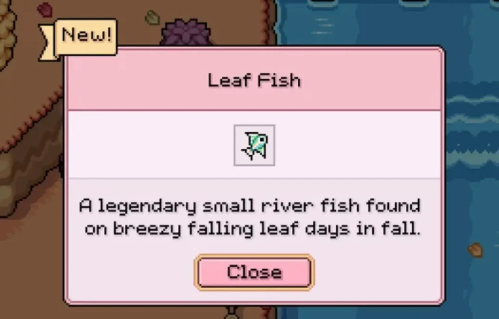 GameGHQ Fields of Mistria Legendary Fish Leaf Fish