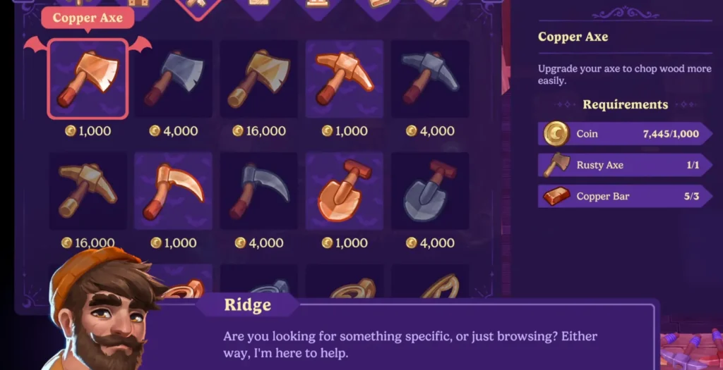 GameGHQ Moonlight Peaks Upgrade Tools Featured Image