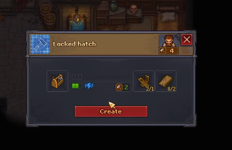 GameGHQ Graveyard Keeper 2 Writing Desk Fix the Hatch